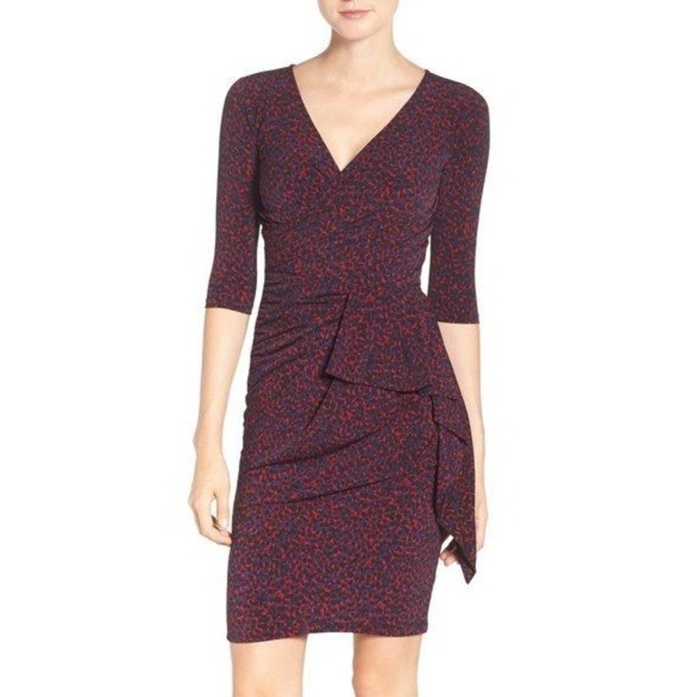 NWT Leota Crocco Raspberry Radiance Scarlett Dress Size M - Picture 10 of 10